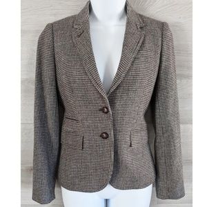 J. Crew Schoolboy Houndstooth Blazer Jacket Size 2